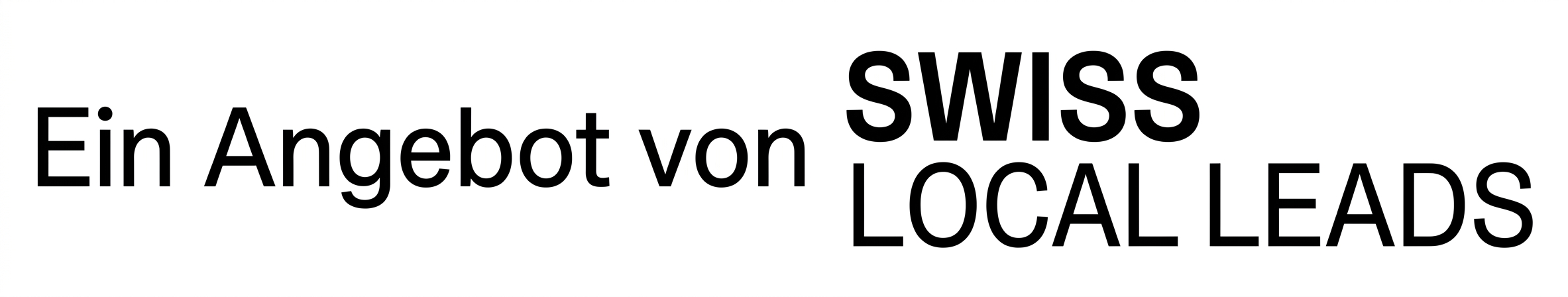 Ein Angebot von Swiss Local Leads